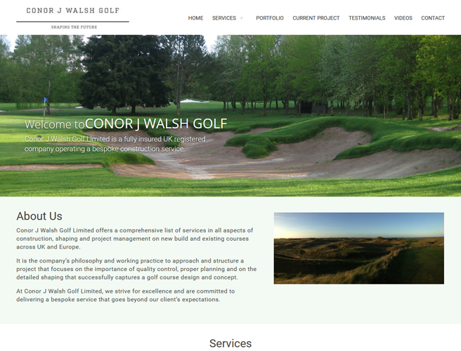 Conor J Walsh Golf